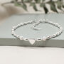 Mimi Heart Bracelet, 925 Sterling Silver, thumbnail 1 of 4