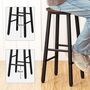 Set Of Two Bar Kitchen Stools Dining Chair Seat, thumbnail 4 of 8