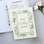 Personalised Botanical Border Wedding Planner, thumbnail 1 of 12