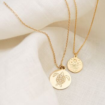 Dream Gold Plated Coin Pendant, 6 of 8