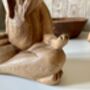 Lotus Pose Yoga Bunny 3cm Rabbit Figurine Gift For Yoga, thumbnail 2 of 9