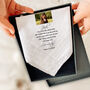 Wedding Handkerchief From Your Dog With Photo, thumbnail 4 of 6