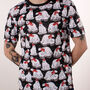 Unisex Polar Bear Scarf T Shirt, thumbnail 1 of 2