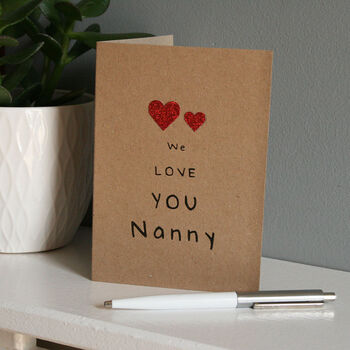 We Love You Nanny Card, 2 of 5