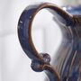 Stainforth Large Blue Ceramic Jug Vase, thumbnail 6 of 11