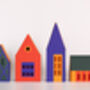 Scandi Home Decor, Colorful Nordic Village, thumbnail 8 of 10