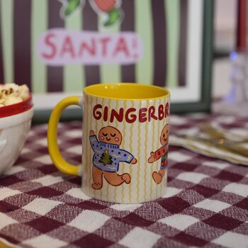 Gingerbread Mug – Cute Christmas Coffee Cup, 3 of 7