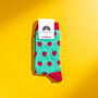 Strawberry Pattern Egyptian Cotton Men's Socks, thumbnail 5 of 5