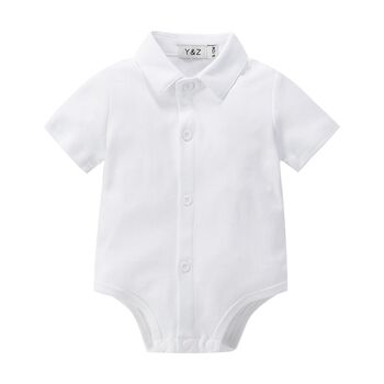 Ring Bearer Linen Blend Suit With Brace, 5 of 7