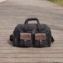 Large Canvas Holdall With Front Pocket, thumbnail 3 of 12