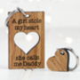 A Girl Stole My Heart She Calls Me Daddy Keyring, thumbnail 1 of 3