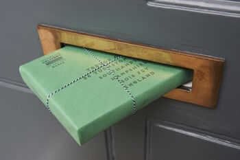 Christmas Letter Box Hamper With Gin And Truffles, 4 of 7