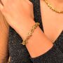 Peppercorn Gold Plated Sterling Silver Bracelet, thumbnail 1 of 7