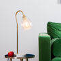 Clear Ribbed Glass Table Lamp, thumbnail 5 of 6