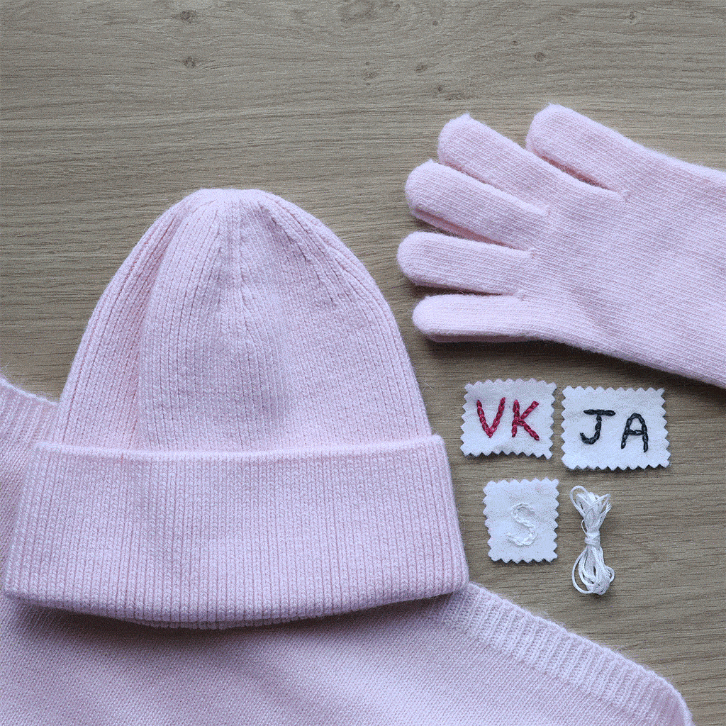 Cashmere Gloves, Hat And Scarf Personalised Gift Set, 5 of 11