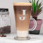 Personalised Initial And Name Latte Glass, thumbnail 3 of 3
