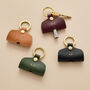 Personalised Drum Key Holder Leather Keyring, thumbnail 2 of 5