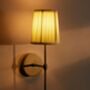 Antiqued Brass Wall Light, thumbnail 2 of 5
