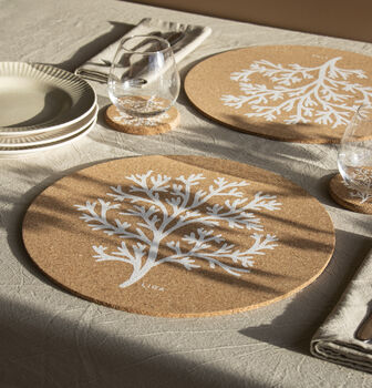 Cork Max Placemat Set Of Two | Coral, 3 of 9