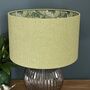 Lime Green William Morris Acanthus Tweed Lampshades, thumbnail 4 of 10