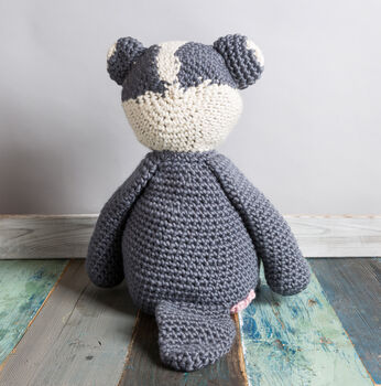 Mary The Giant Badger Crochet Kit, 5 of 10