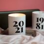 Personalised Year Candle, thumbnail 1 of 2