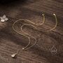 Droplet Clear Cz Lariat Pendant Necklace, thumbnail 7 of 12