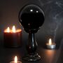 Small Black Crystal Ball On Stand, thumbnail 2 of 2