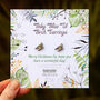 Christmas Personalised Wildlife Tiny Stud Earrings, thumbnail 3 of 10