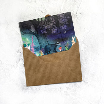 Woodland Notecard Pack Of Eight, 4 of 6