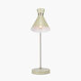 Sage And Brushed Silver Metal Table Lamp, thumbnail 2 of 9