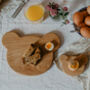 Wooden Bear Breakfast Board And Egg Cup Set, thumbnail 9 of 12