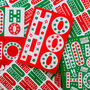 Pack Of Four Christmas Cards Ho Ho Ho, thumbnail 2 of 7