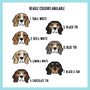 Beagle Portrait T Shirt, thumbnail 4 of 6