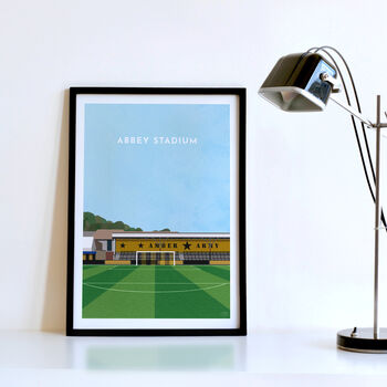 Personalised Football Stadium Art Print Gift Request Any Stadium, 10 of 12