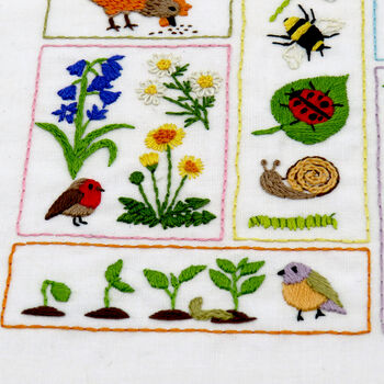 Spring Splendour Hand Embroidery Kit, 11 of 12