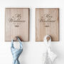 Personalised Established Couples Peg Hook Set, thumbnail 1 of 4
