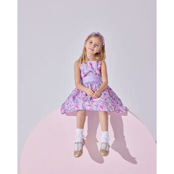 Lilly Flower Dress With Hairband Accessory, 6 of 7