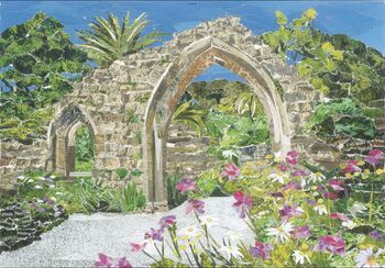 Tresco Gardens, Isles Of Scilly, Collage Art Print, 3 of 4