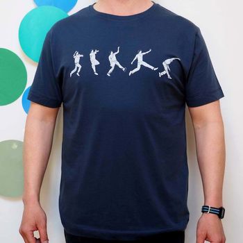 Cricket Spin Bowling T Shirt, 6 of 10