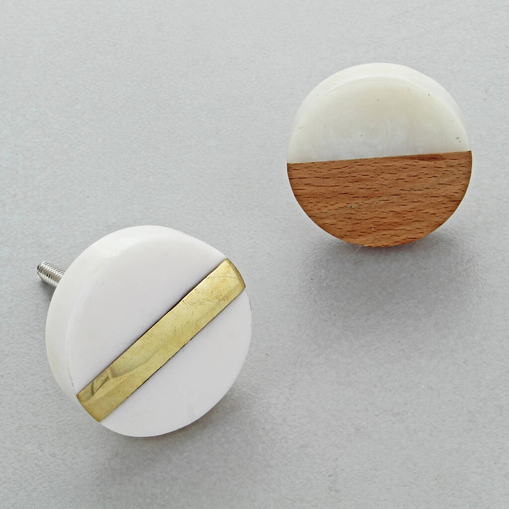 Round Stylish Ceramic Door Knobs Cupboard Handles By G Decor