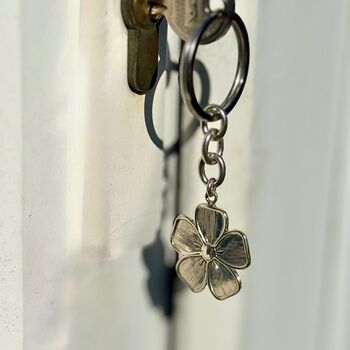 Keyring For A Garden Lover In Sterling Silver, 2 of 5