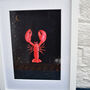 Lobster Art Print, thumbnail 5 of 5