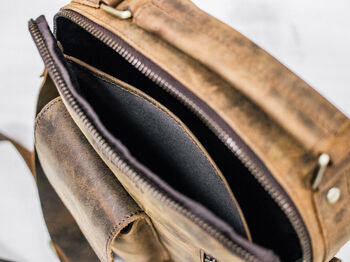 Personalised Leather Shoulder Bag, 5 of 12