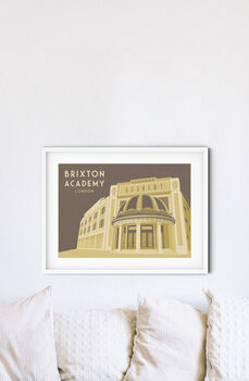 Brixton Academy London Travel Poster Art Print, 2 of 6