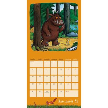 Official The Gruffalo 2025 Personalised Calendar, 2 of 4