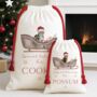 Personalised Cat Christmas Sack, thumbnail 1 of 3