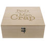 Personalised Box Of Man Crap Keepsake Box, thumbnail 2 of 5
