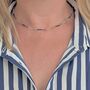 Lapis London Signature Selection Skinny Gemstone Beaded Necklace, thumbnail 2 of 12