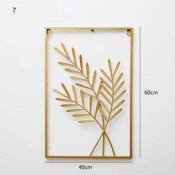 Exclusive Gold Leaf Wall Art Home Decor, 12 of 12